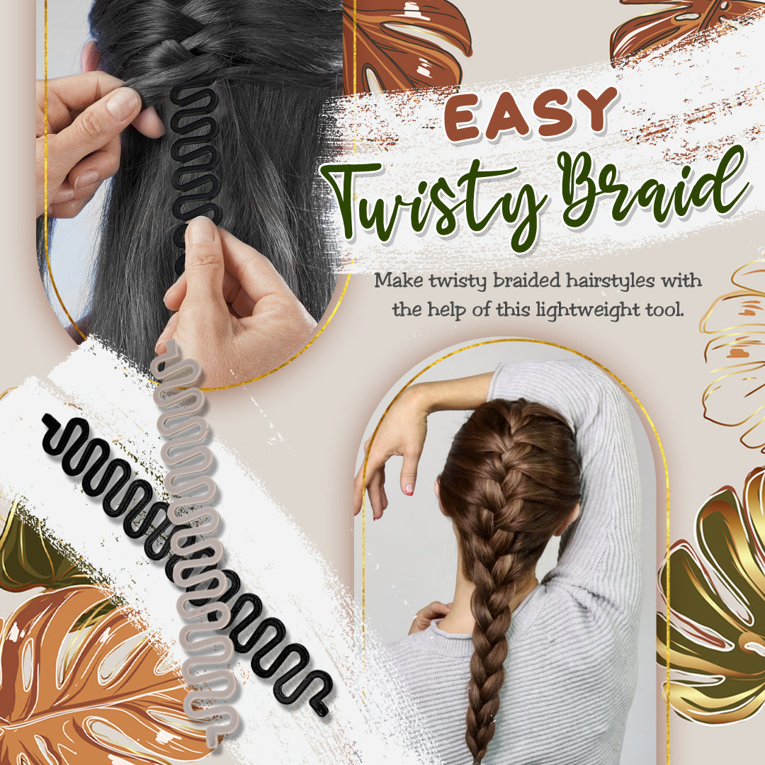 Easy Twisty Braids Hairstyling Tool