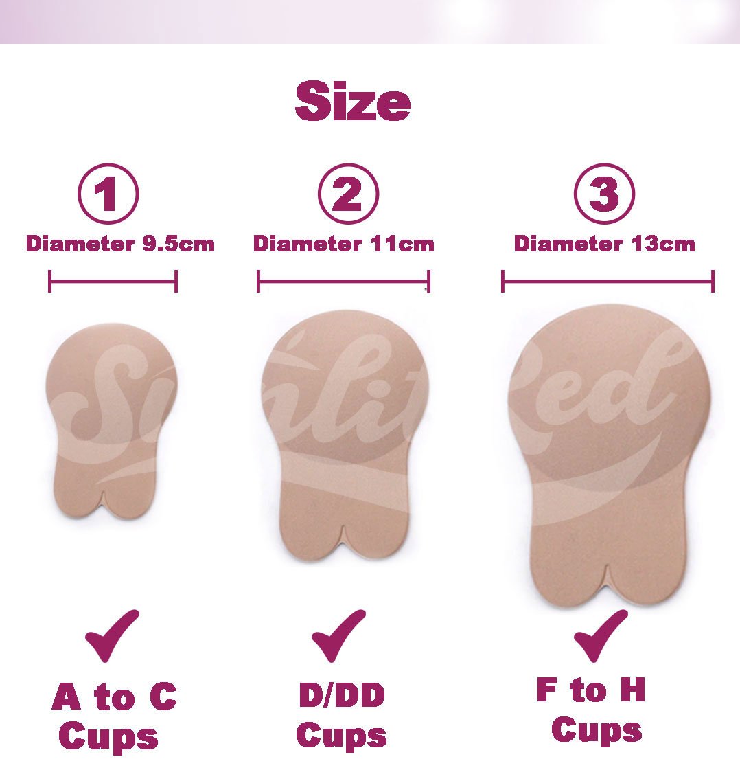 NEW Reusable Lift Up Invisible Bra Tape - 2 Pair