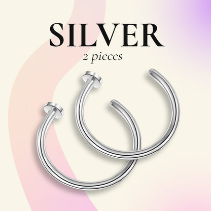 U Shaped Fake Nose Ring Hoop