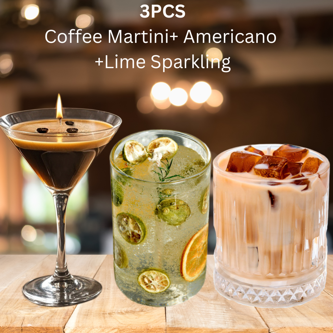 3PCS 🔥🔥Coffee Martini+ Americano +Lime Sparkling