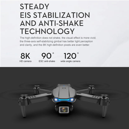 2025 New Professional Drone | 8K Camera | 5G | 3-Axis Gimbal | 360° Obstacle Avoidance Technology