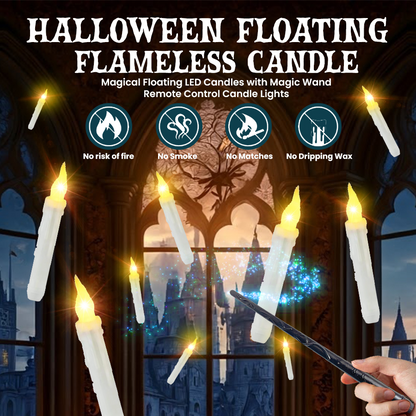 Halloween Floating Flameless Candle