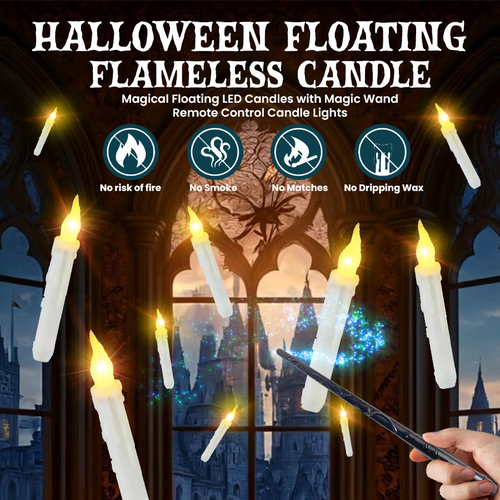 Halloween Floating Flameless Candle