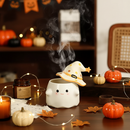 Whimsical Ghost Ceramic Mug
