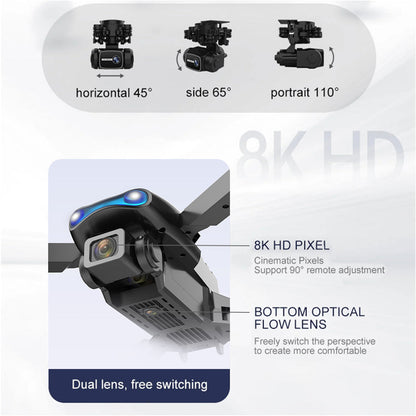 2025 New Professional Drone | 8K Camera | 5G | 3-Axis Gimbal | 360° Obstacle Avoidance Technology