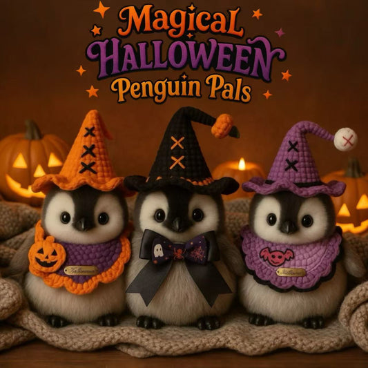🎃Magical Halloween Penguin Pals🐧: The Limited Edition Handmade Collection