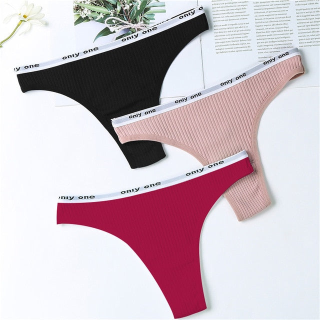 Women's Cotton G-String Thong Panties String Underwear